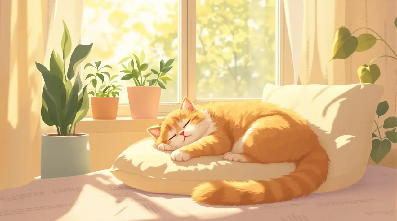 一只猫的晴日 - 漫改短剧首屏推荐海报